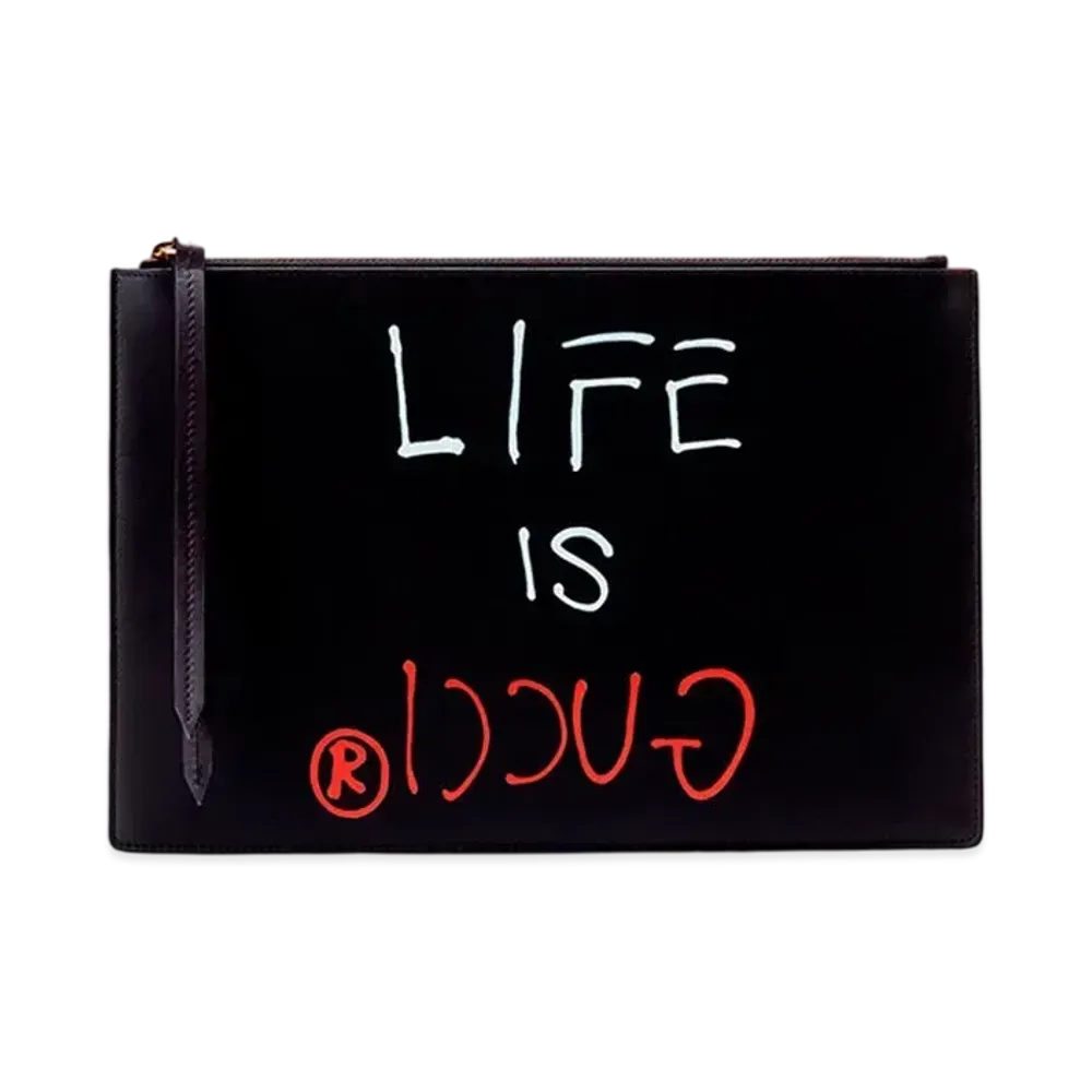 GUCCI Gucci Ghost Clutch Bag "Black"