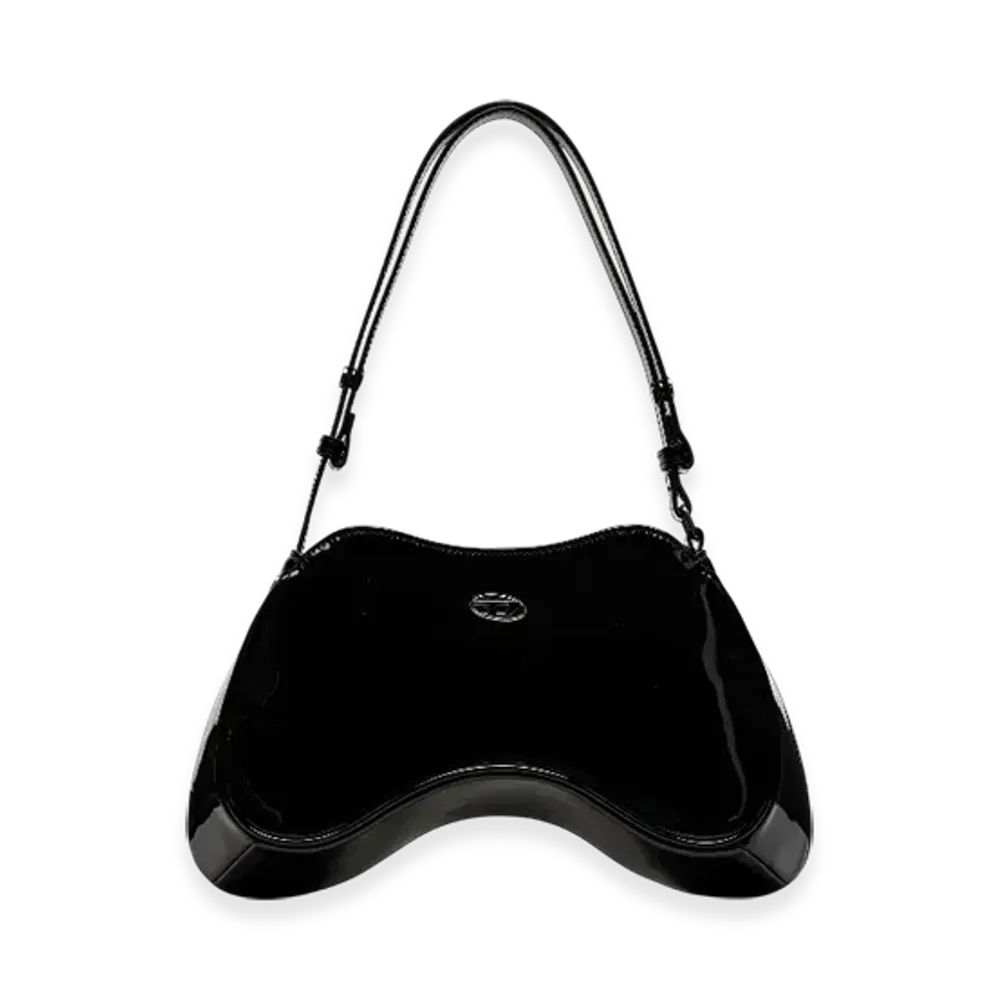 Diesel Play Shoulder Play-Glossy Shoulder Bag "Black"