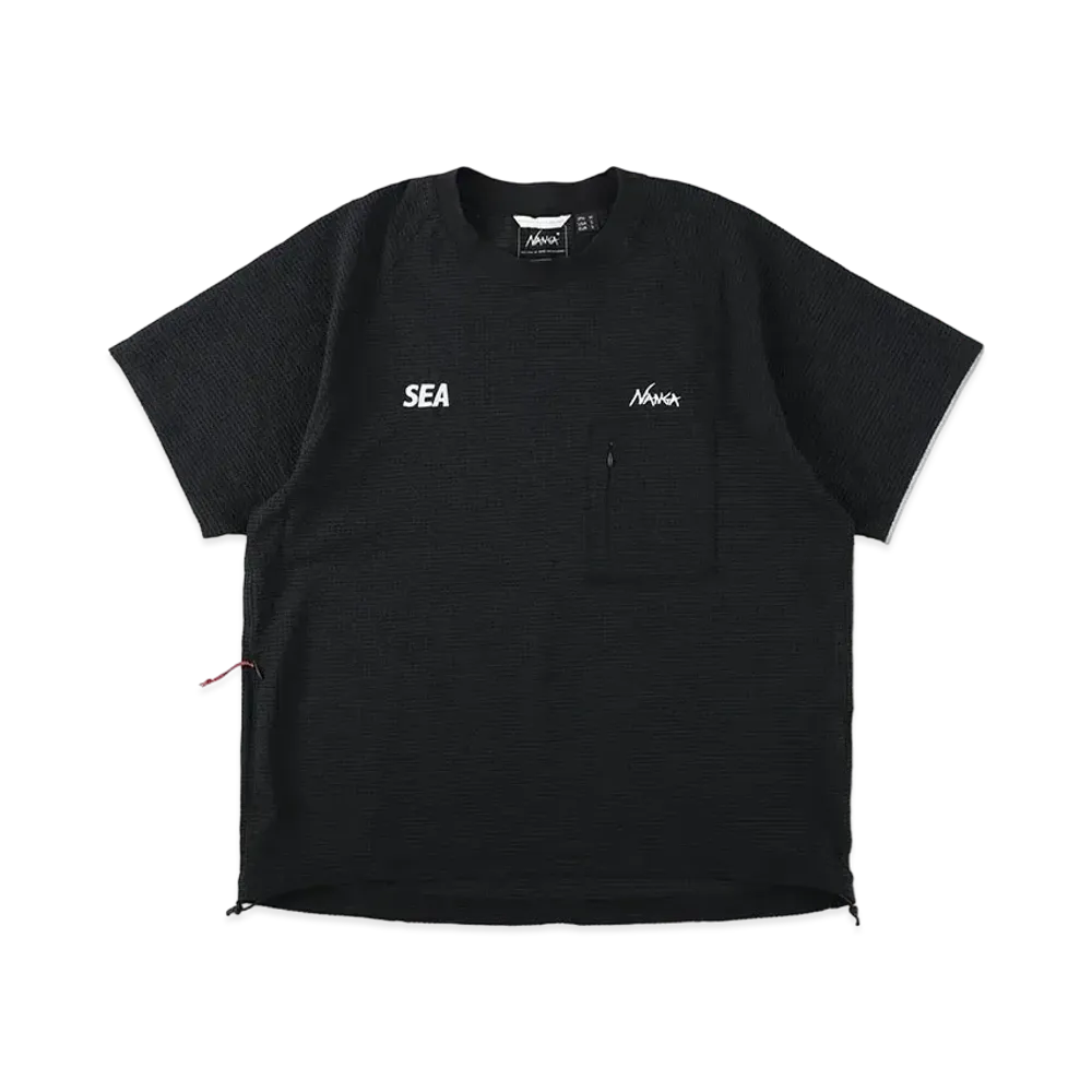WIND AND SEA x NANGA Dot Air(R) H/S Tops "Black"