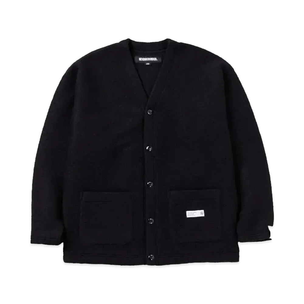 NEIGHBORHOOD Wool Jersey Cardigan "Black"