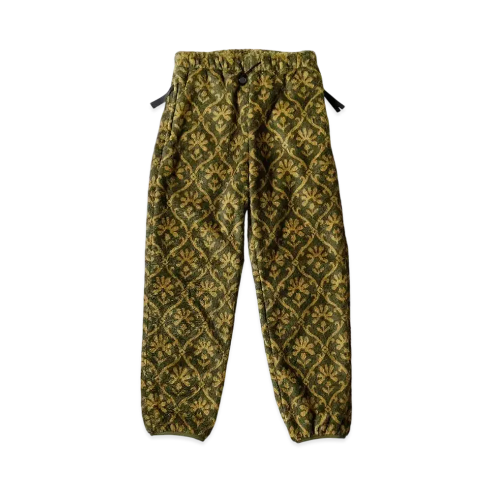 KAPITAL Yosemite Arabesque Fleece Easy Pants "Khaki"