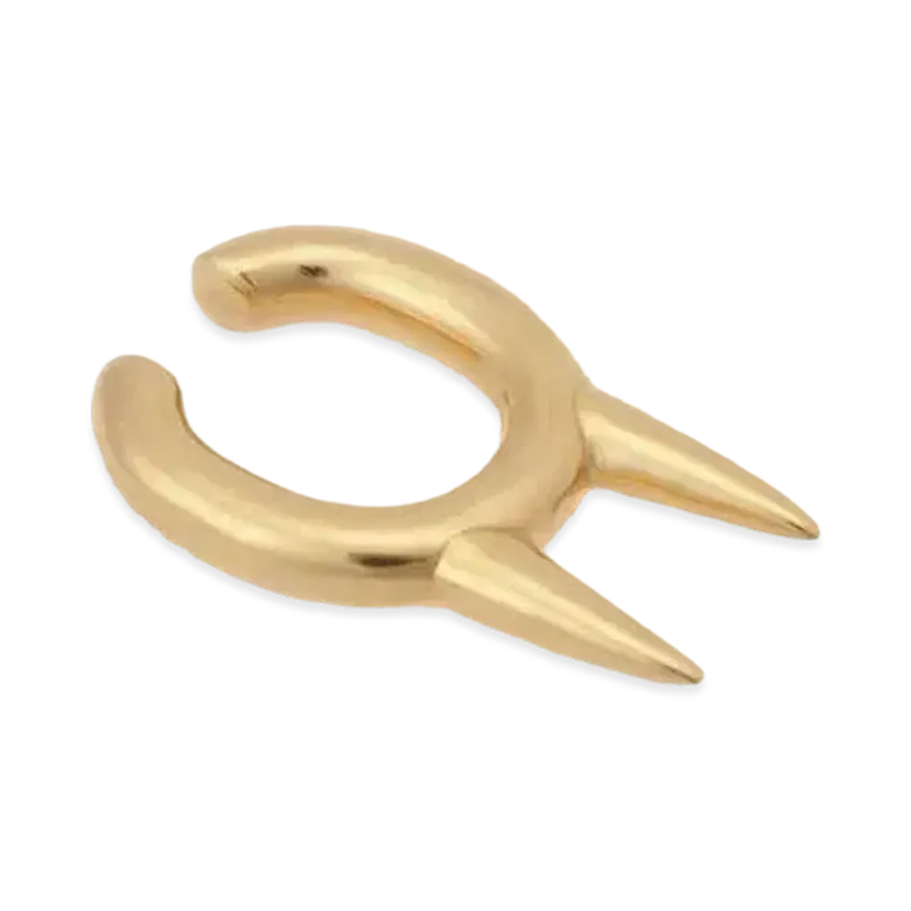 Ground Y x CHAINSAW MAN Power Horn Ear Cuff "Gold"