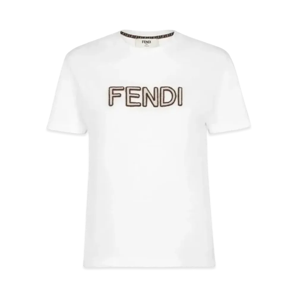 FENDI T-Shirt Cotton "White"
