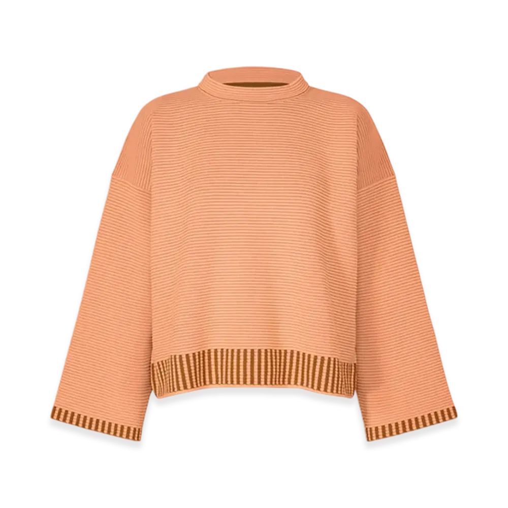 PLEATS PLEASE ISSEY MIYAKE Tempo Knit "Coral Pink"