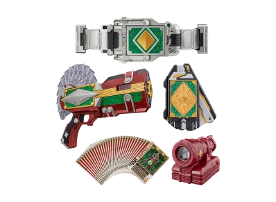 BANDAI "COMPLETE SELECTION MODIFICATION" -MASKED RIDER BLADE- Garren Buckle & Rouse Absorber & Garren Rouzer