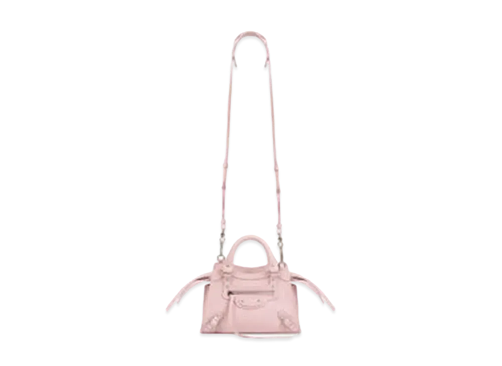 BALENCIAGA Women's Neo Classic Mini Top Handle Bag "Pink"