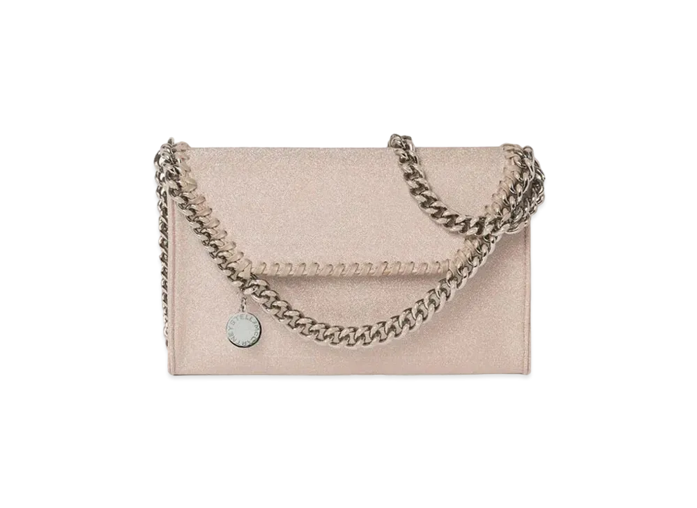 Stella McCartney Mini Falabella Novelty Glitter Bag "Misty Rose"