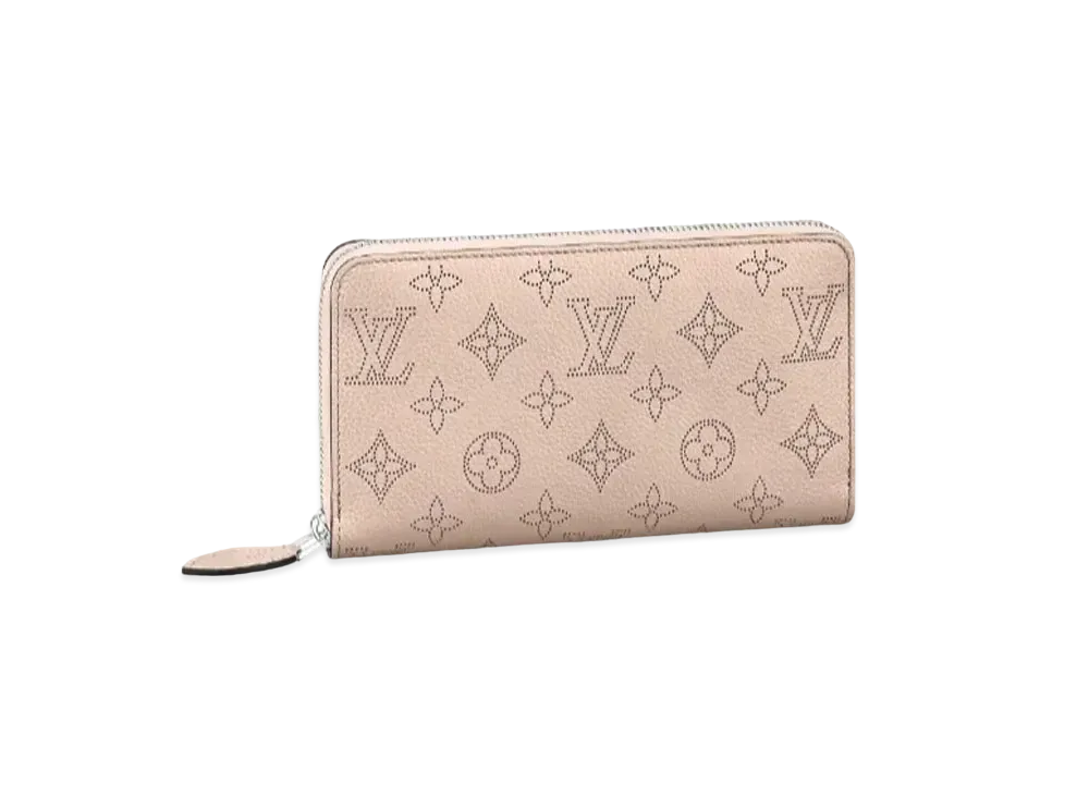 Louis Vuitton Zippy Wallet Mahina Leather "Coquille"