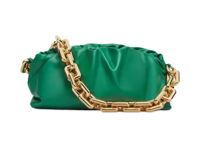 Bottega Veneta Chain Pouch "Racing Green"