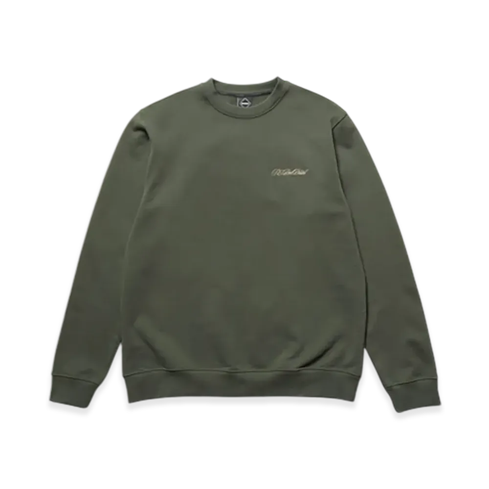F.C.Real Bristol Script Crewneck Sweat "Green"
