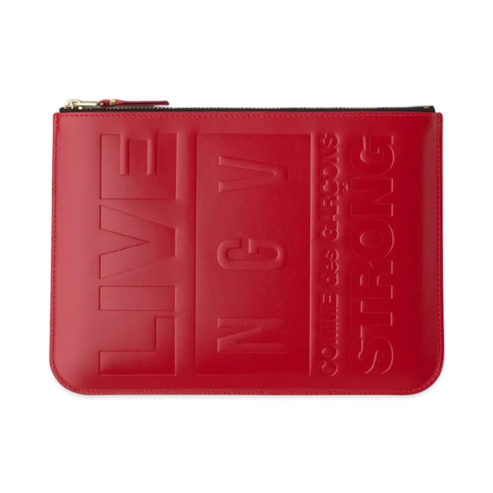 COMME des GARCONS x NGV Pouch "Red"