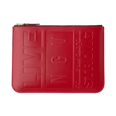 COMME des GARCONS x NGV Pouch "Red"