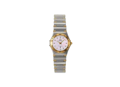 OMEGA Constellation Mini Half Bar 22.5MM "Stainless Steel/Yellow Gold/White Shell" 1362.70.00