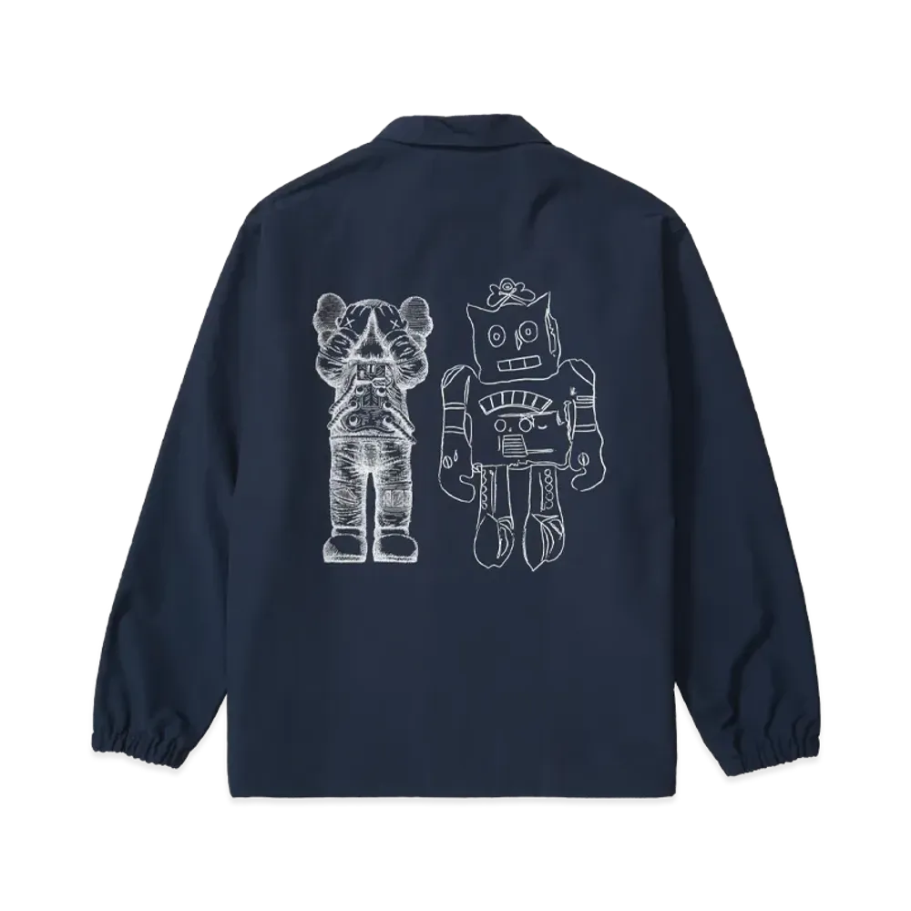 Uniqlo x KAWS x WARHOL Coach Jacket "Navy"