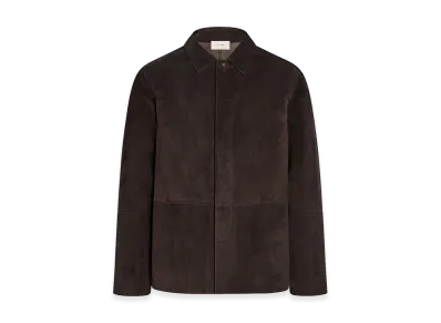 The Row Ulrich Suede Jacket "Chestnut Brown"
