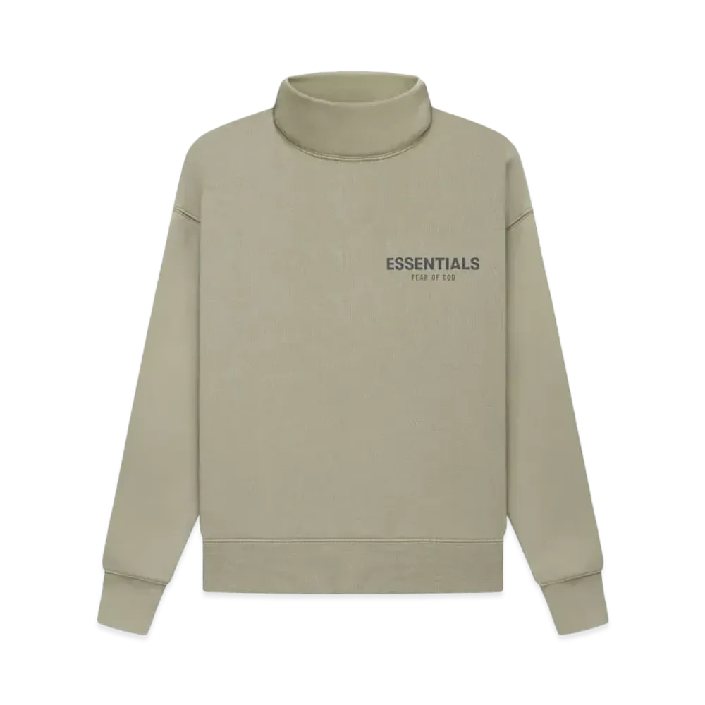 FEAR OF GOD ESSENTIALS KIDS PULLOVER MOCKNECK "Pistachio"