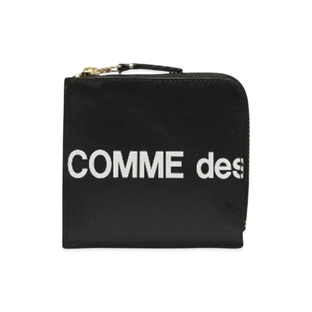 Comme des Garcons Huge Logo Wallet "Black"