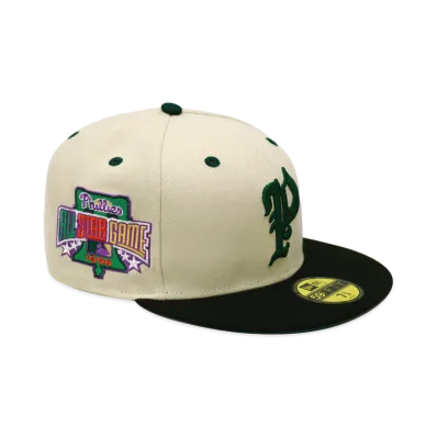NEW ERA x THE CAP 59Fifty Heritage League Philadelphia Phillies "Stone/Black"