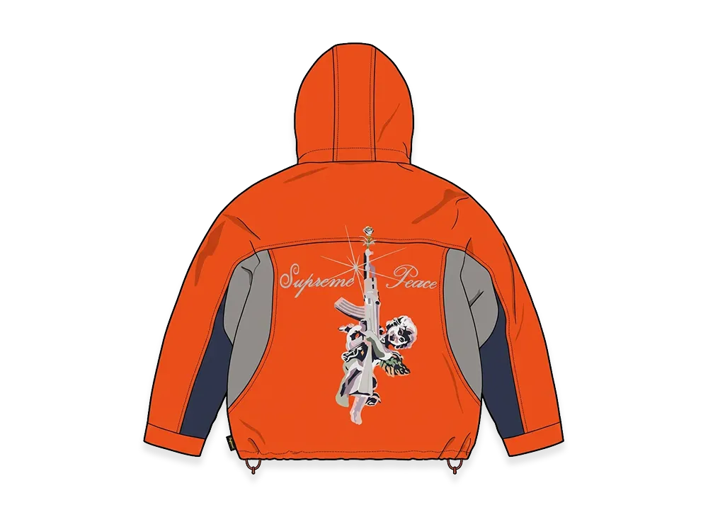 Supreme AOI Gore Tex Hooded Jacket "Orange"