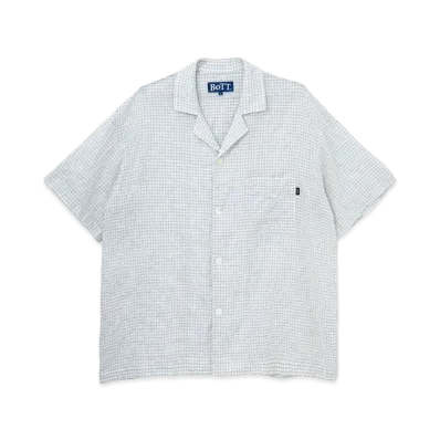 BoTT Windowpane S/S Shirt "White"