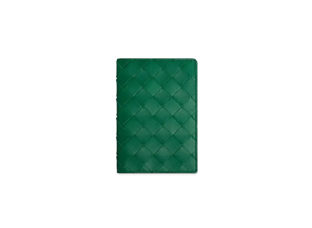 Bottega Veneta Passport Case "Racing Green"