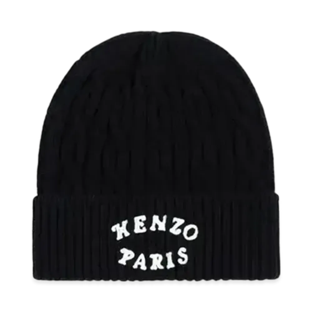KENZO VERDY MARKET Embroidered Beanie "Black"