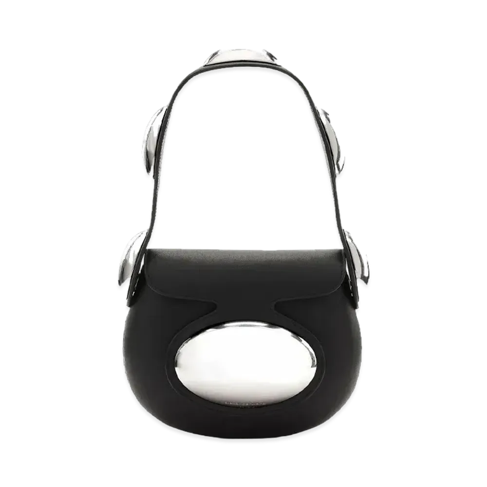 Alexander Wang Leather Dome Small Shoulder Bag "Black"