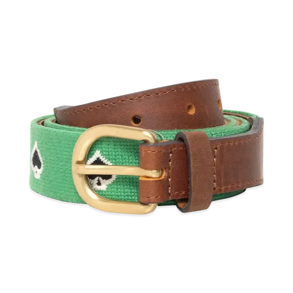 Stussy x Denim Tears Needle Point Belt "Brown" 335003