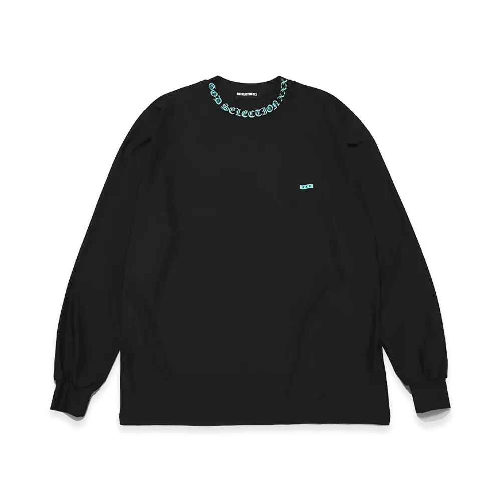 GOD SELECTION XXX Mini Box Logo/Old English Logo Rash Guard GX-S26-CS-05 "Black"