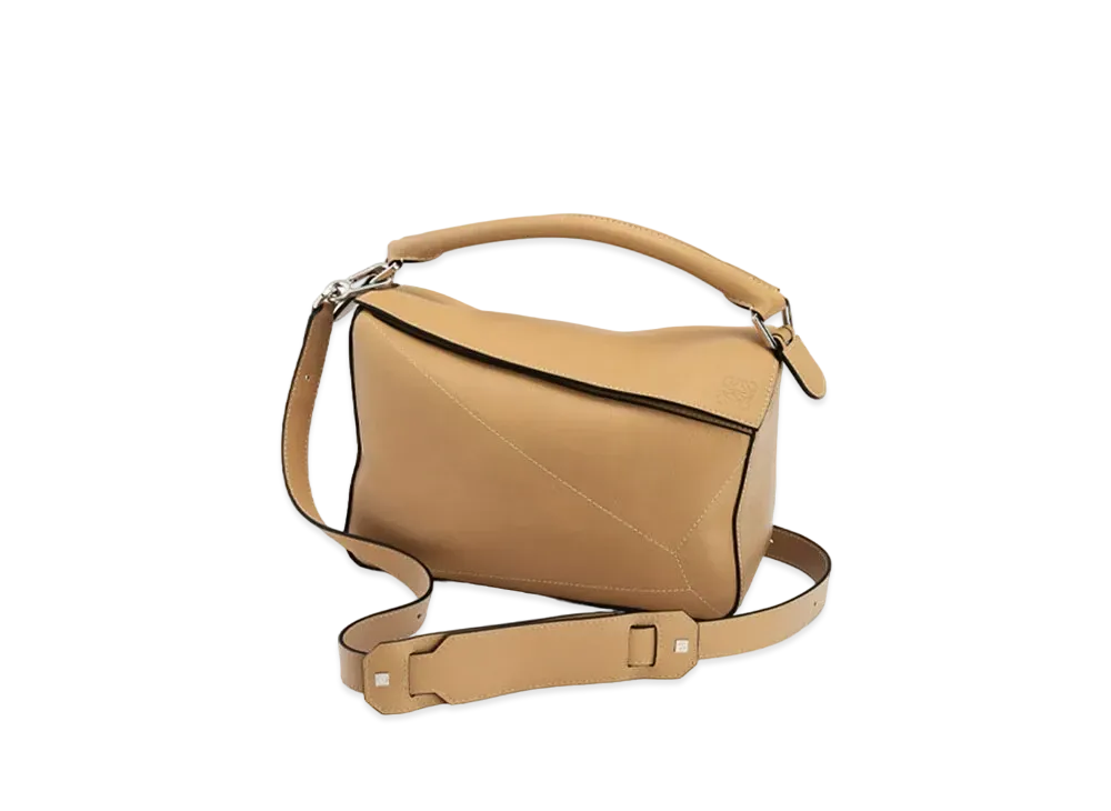 LOEWE Puzzle Soft Bag In Nappa Calfskin "Warm Desert"