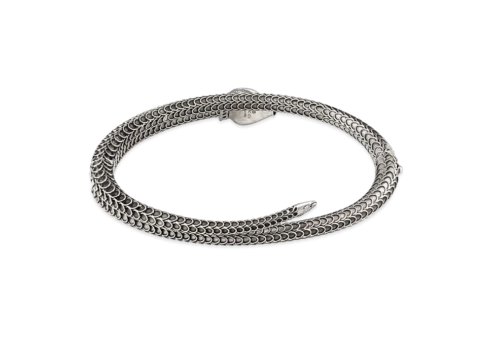 GUCCI Gucci Garden Silver Snake Bracelet