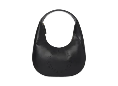 Stella McCartney Small Stella Logo Shoulder Bag "Black"