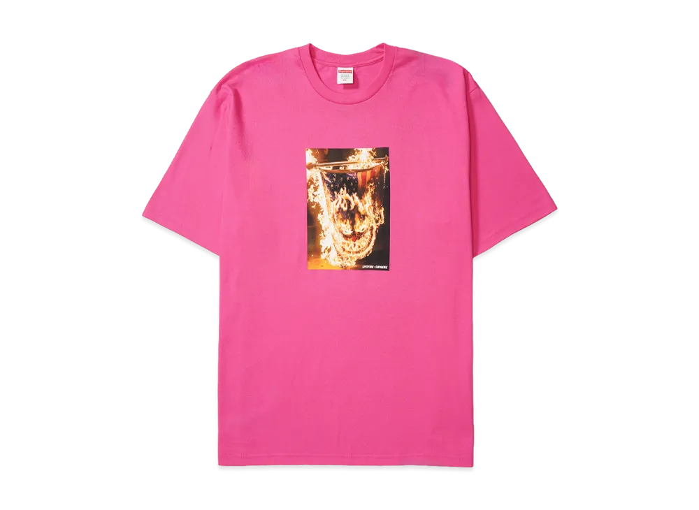 Supreme x Spitfire Flag Tee "Fuchsia"