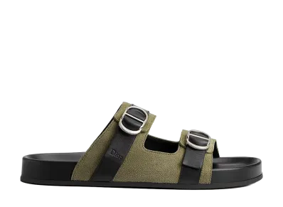 Dior Aqua Sandal Suede Calfskin "Khaki"