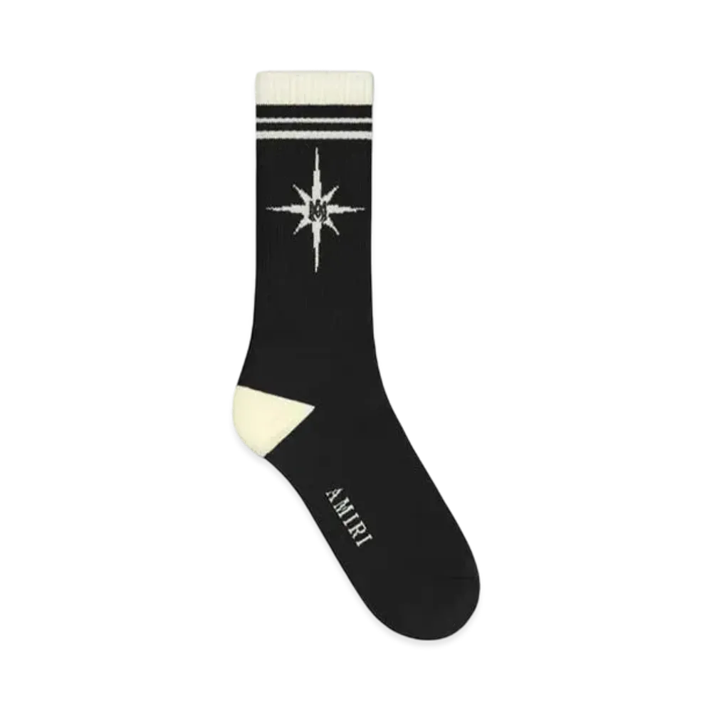 AMIRI Starburst Sock "Black"