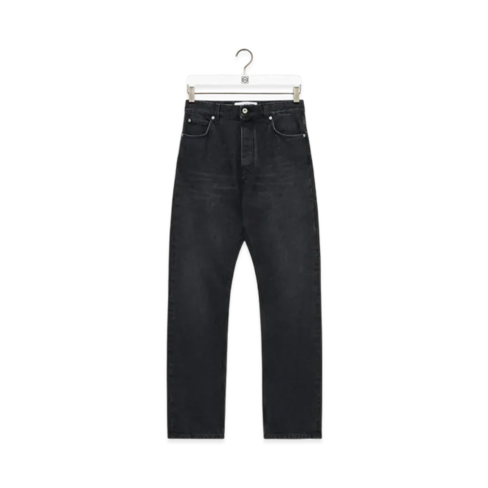 LOEWE Straight-Leg Jeans "Washed Black"
