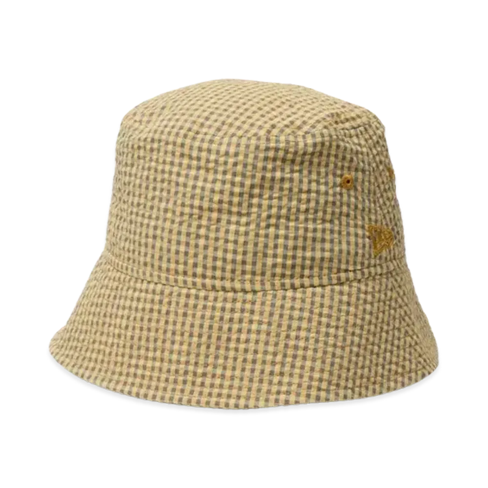 NEW ERA Bucket 01 Sailor Brim Gingham Check "Yellow"