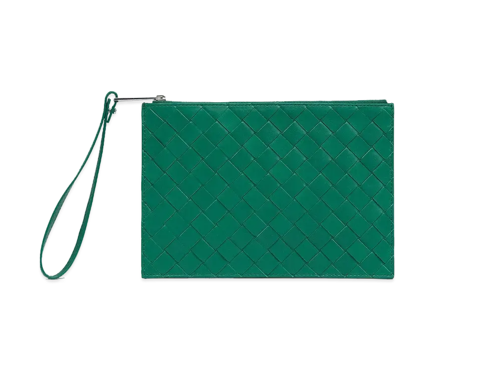 Bottega Veneta Pouch "Racing Green"