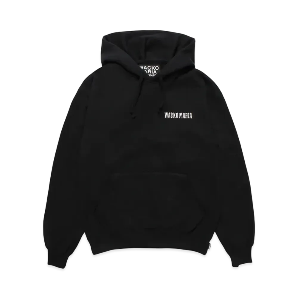 WACKO MARIA Heavy Weight Hooded Sweat Shirt "Black"
