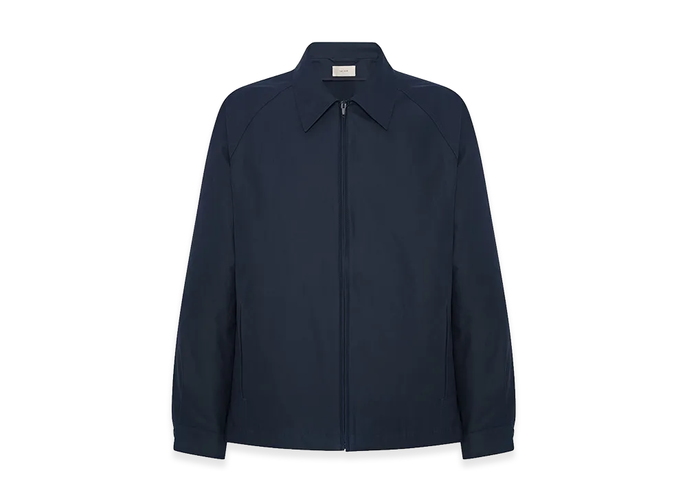 The Row Primo Cotton and Cashmere Jacket "Anthracite"