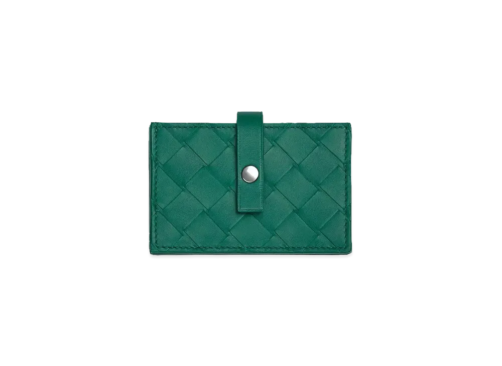 Bottega Veneta Multicard Holder "Racing Green"