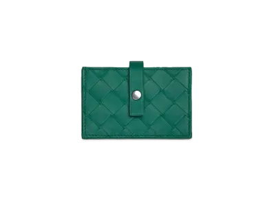 Bottega Veneta Multicard Holder "Racing Green"