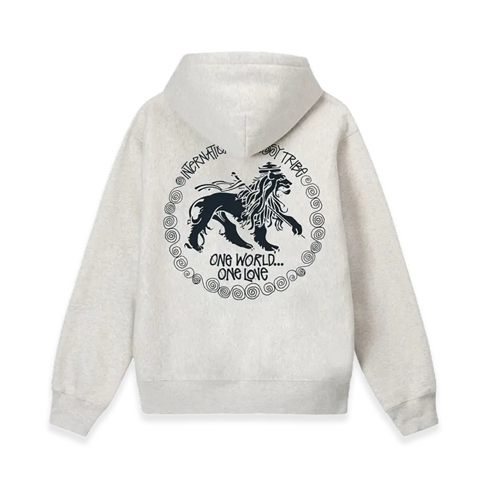 Stussy Ist Lion Hood "Ash Heather"