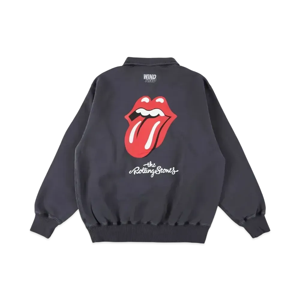 WIND AND SEA x The Rolling Stones x RWC Bear Polo "Navy"