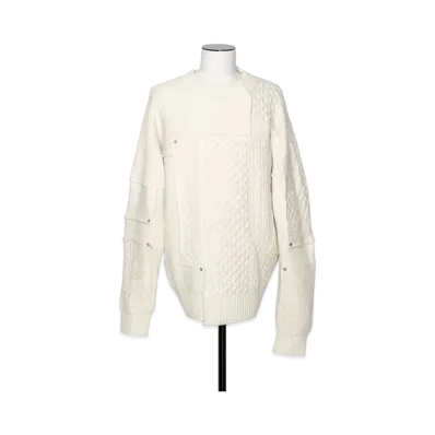 sacai Wool Knit Pullover #1 "Off White"
