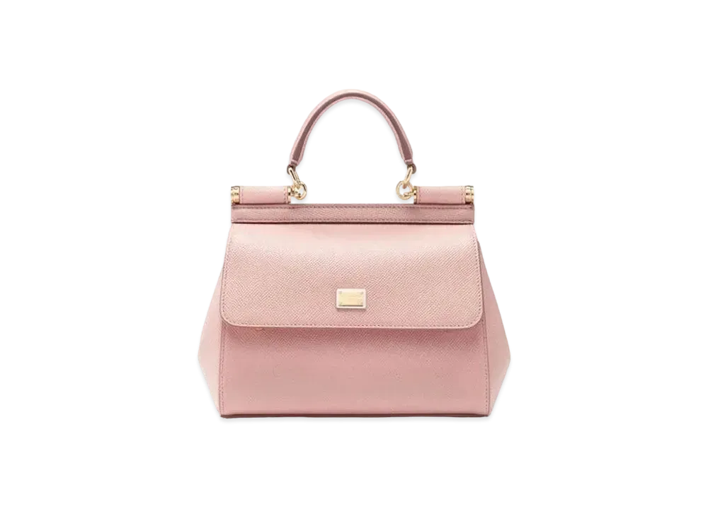 Dolce&Gabbana Sicily Small Bag Dauphine Calfskin "Pink"