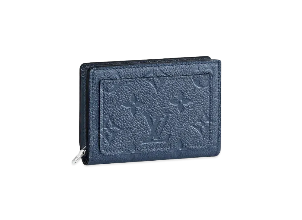 ルイヴィトン ポルトフォイユ・クレア モノグラム・アンプラント レザー M80943