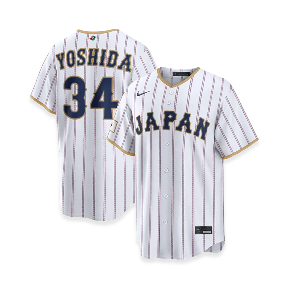 Nike 2026WBC World Baseball Classic Masataka Yoshida Japan Baseball Home Stadium Jersey "White"