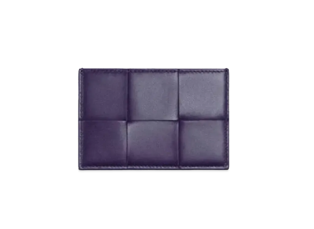 Bottega Veneta Credit Card Holder "Raisin"