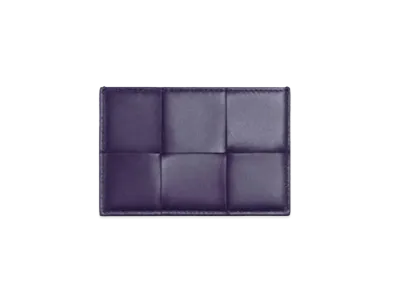 Bottega Veneta Credit Card Holder "Raisin"